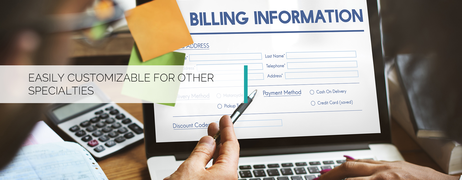 Invoice or billing information form